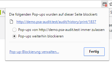 Pop-up Blocker Chrome